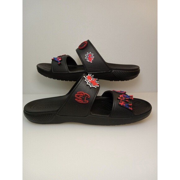 Crocs Spiderman Slip On Marvel Sandals Men's size 11 - Picture 3 of 12